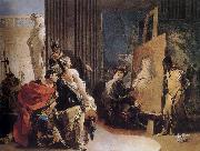 Giovanni Battista Tiepolo, Alexander in the studio